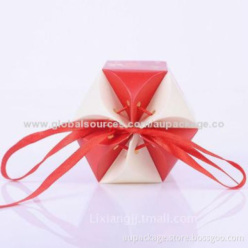 Gift Box for Candy, Coming in Beautiful Shape, Customized Sizes and Materials, Excellent Printing